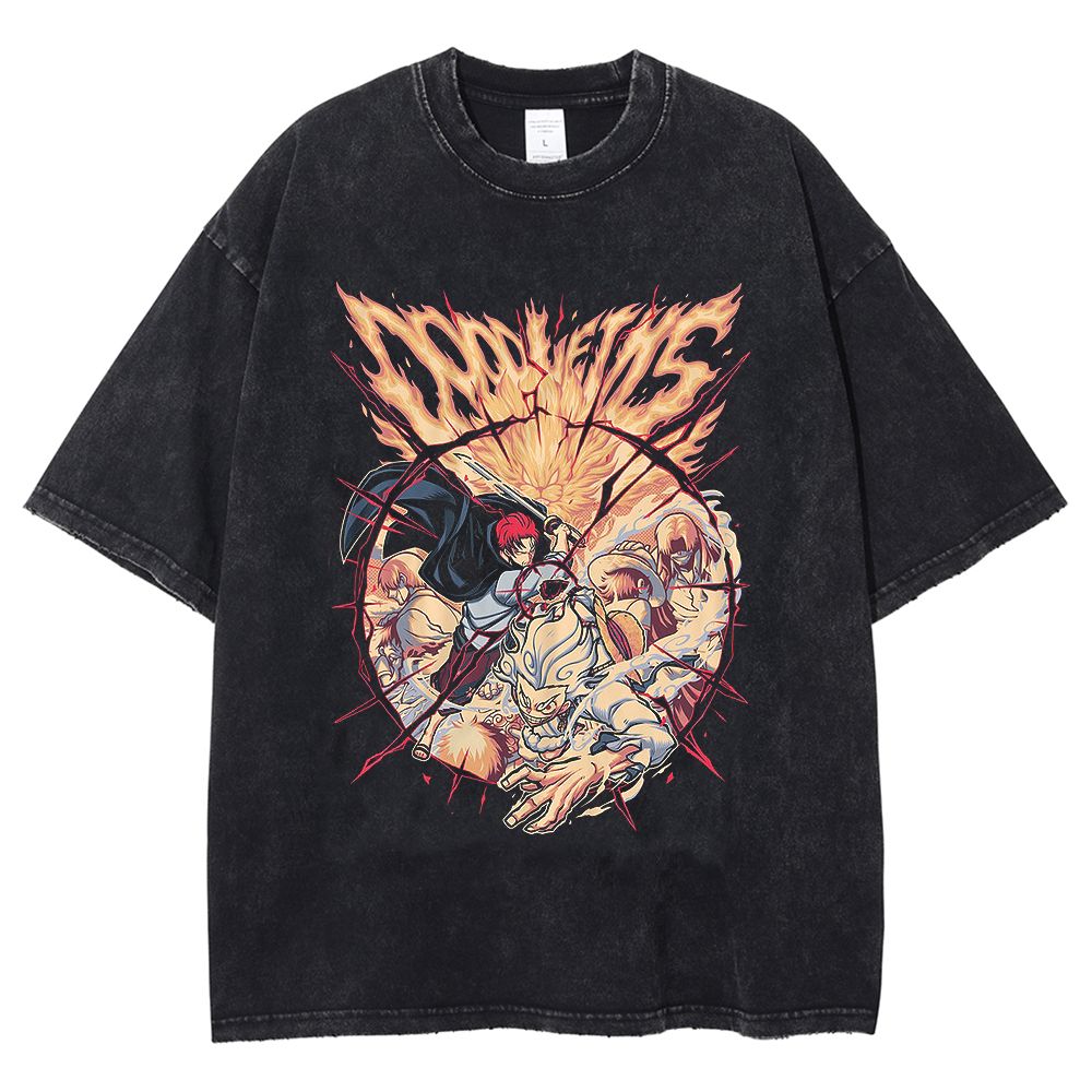 Luffy Gear 5 and Shanks Tee