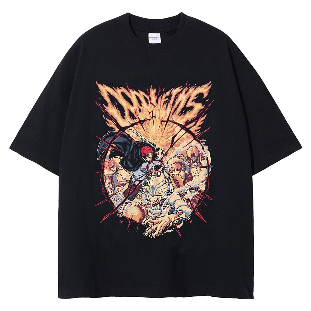 Luffy Gear 5 and Shanks Tee