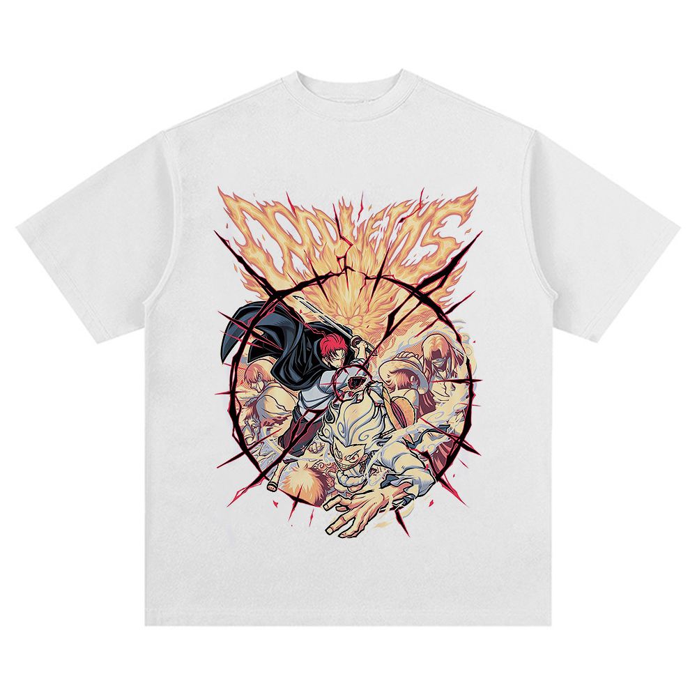 Luffy Gear 5 and Shanks Tee