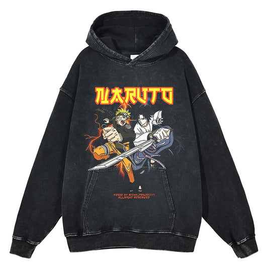 Naruto Shippuden Naruto vs. Sasuke Hoodie