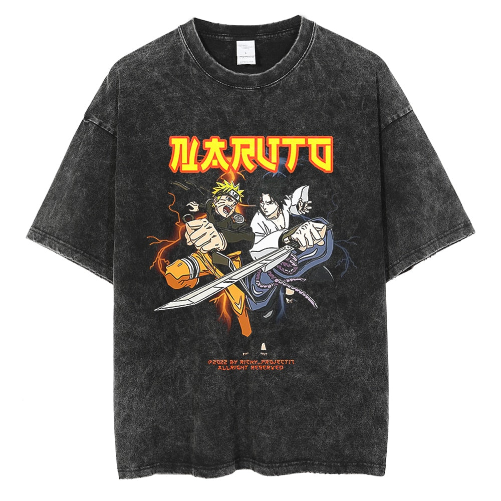 Shippuden Naruto and Sasuke Tee