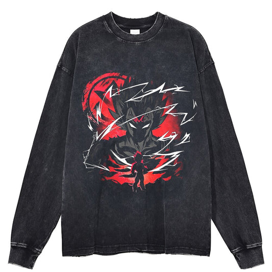 Majin Vegeta Aura Long-Sleeve