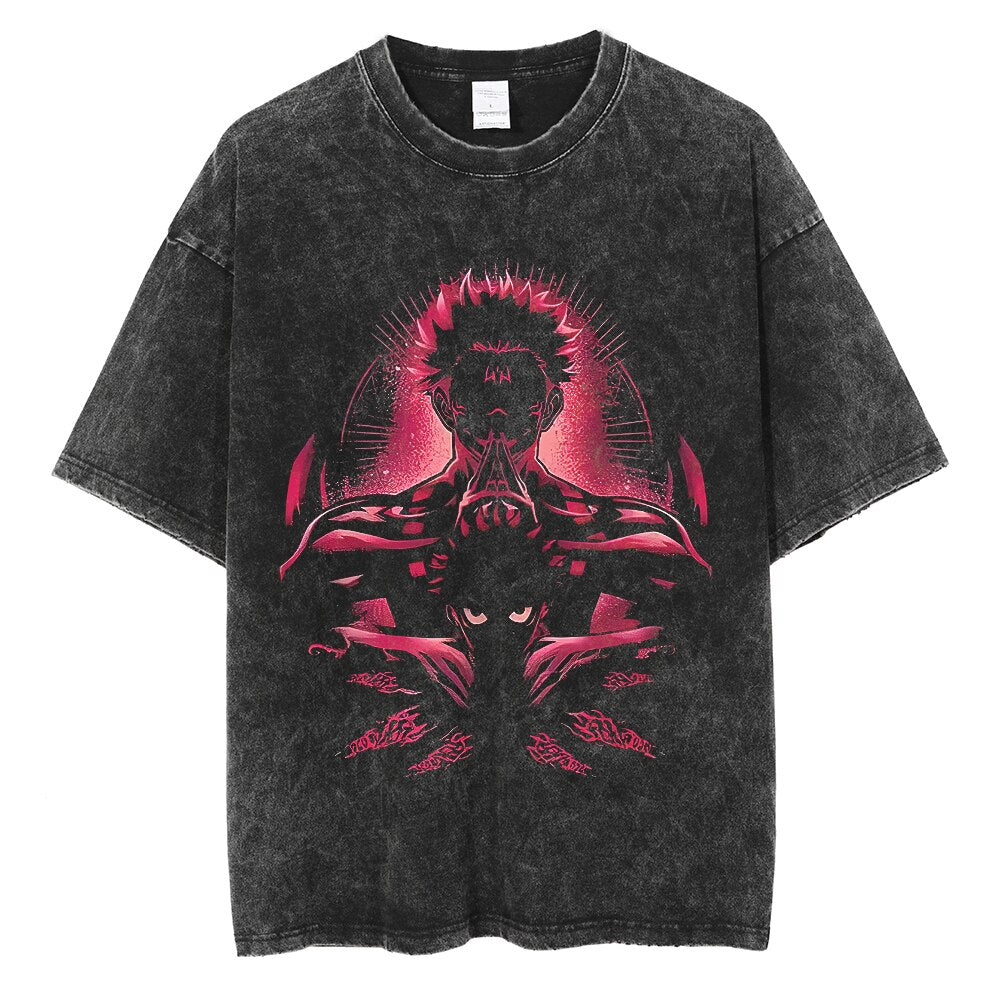 Jujutsu Kaisen Yuji Itadori Glowing Tee