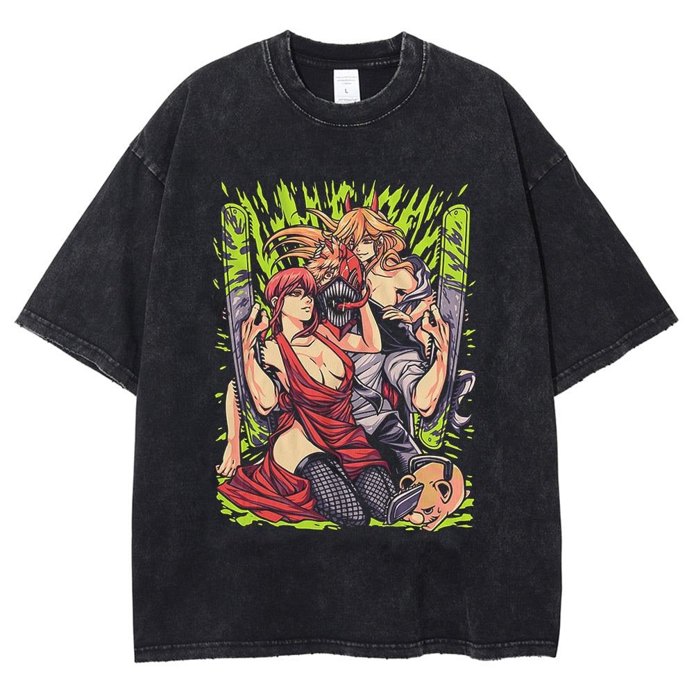 Chainsaw Man Makima, Power, and Denji Tee
