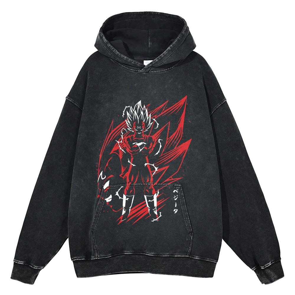 Majin Vegeta Red Hoodie