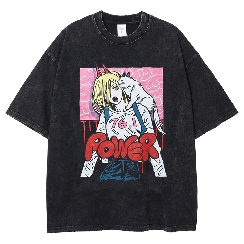 Chainsaw Man Power Cat Tee