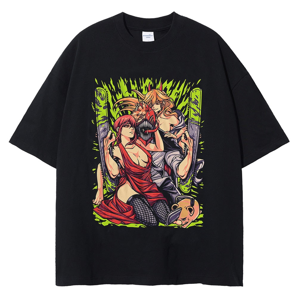 Chainsaw Man Makima, Power, and Denji Tee