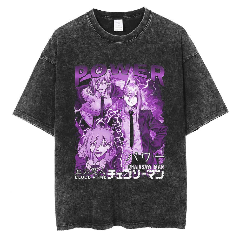 Chainsaw Man Power Blood Fiend Tee